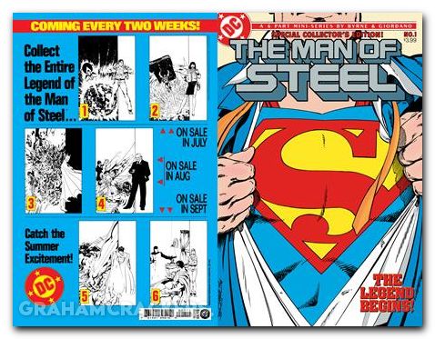 Superman Man Of Steel #1 Facsimile