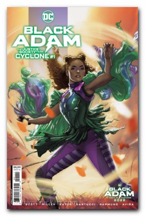 Black Adam Justice Society Files Cyclone #1 cover a