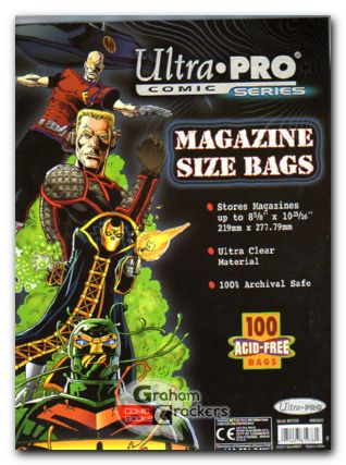 100 Magazine Sized Bags