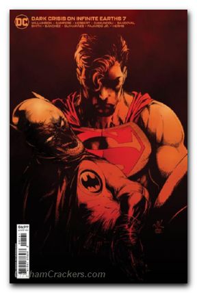 Dark Crisis On Infinite Earths #7 (2022) cover c bogdanovic infinite crisis homage variant