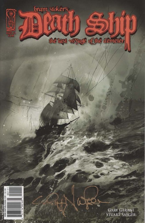 Bram Stokers Death Ship #1 (2010) signed