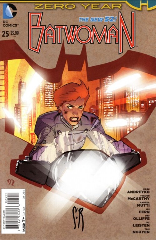 Batwoman #25 (2011) cover a signed