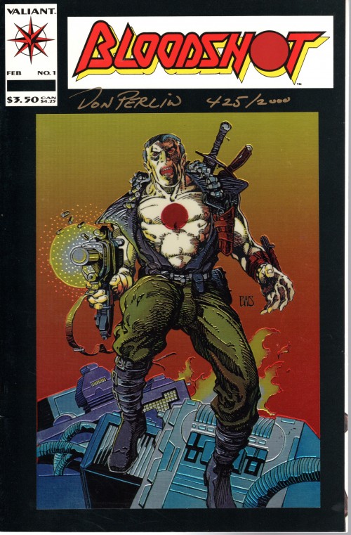 Bloodshot #1 (1992) Signed
