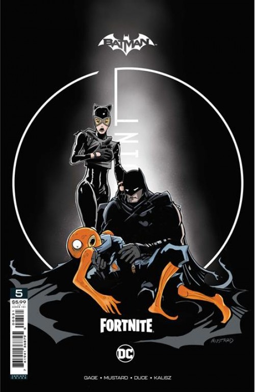 Batman Fortnite Zero Point #5 premium mustard cover