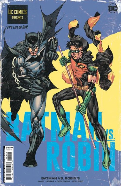 Batman Vs Robin #3 (2022) cover j foccillo fight poster four variant