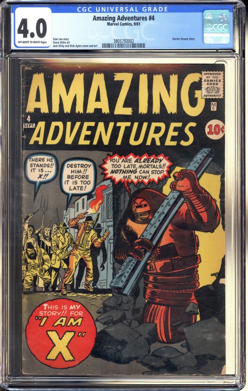 Amazing Adventures #4 (1961) CGC 4.0