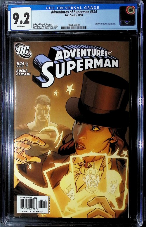 Adventures of Superman #644 (1987) CGC 9.2