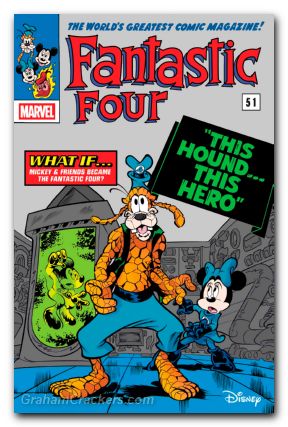 Fantastic Four #29 (2022) mottura disney what if fantastic four homage variant