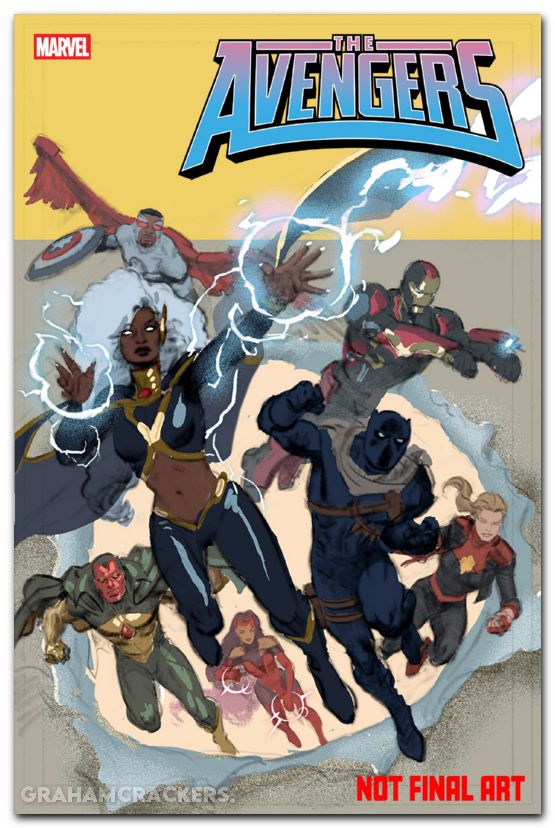 Avengers #34 (2023) rivera homage variant