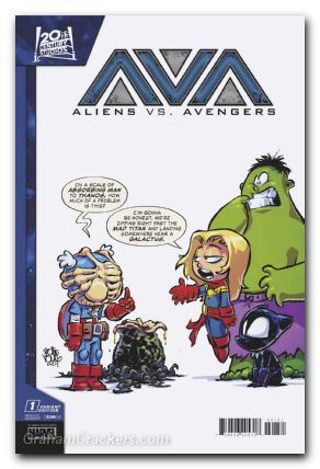 Aliens Vs Avengers #1 (2024) young variant