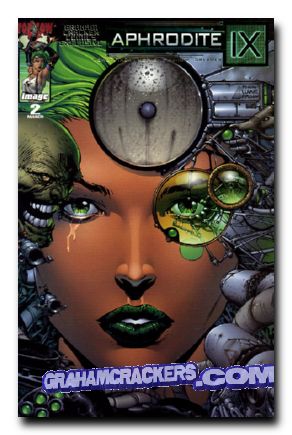 Aphrodite IX #2 (2000) graham cracker comics green foil exclusive