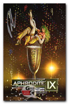 Aphrodite IX #7 (2013) new years eve variant hawkins signed