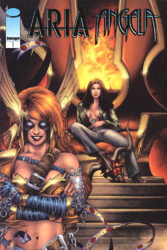 Aria Angela #1 (2000) graham crackers comics gold foil exclusive