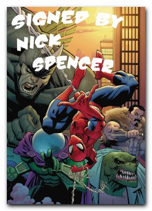 Amazing Spider-Man #1 (2018) signed by nick spencer