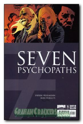 7 Psychopaths #1-3 comic set 