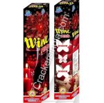WINE RED - 4 " COMETS FANCY CRACKERS