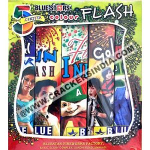 5 PCS COLOUR FLASH FANCY CRACKERS