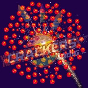 RED MIRCHI 4 3/4" COMETS FANCY CRACKERS