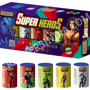 SHOWER SUPER HEROS (5 PCS)