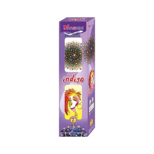 INDIGO 3 1/2" COMETS FANCY CRACKERS - Image 1