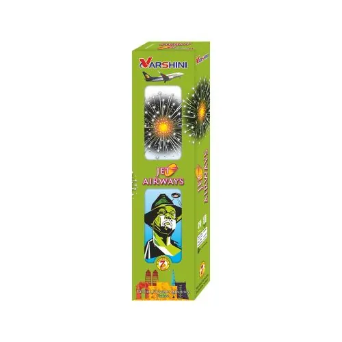 JET AIRWAYS 3 1/2" COMETS FANCY CRACKERS - Image 1