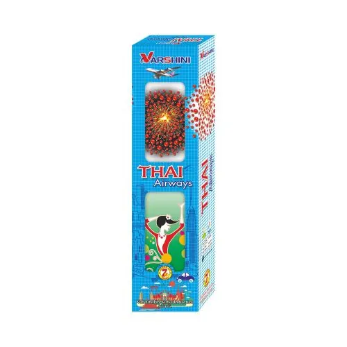 THAI AIRWAYS 3 1/2" COMETS FANCY CRACKERS - Image 1