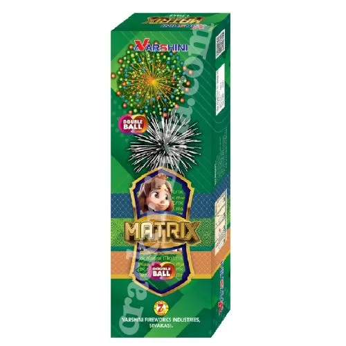DOUBLE BALL MATRIX 4 3/4"  COMETS FANCY CRACKERS - Image 1