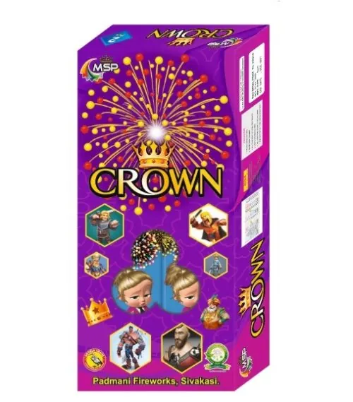 4 "FANCY (2 PCS)- CROWN COMETS FANCY CRACKERS - Image 1